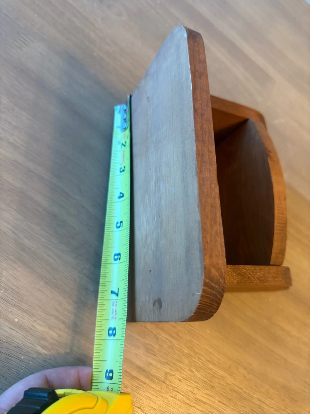 Vintage wooden mini shelf